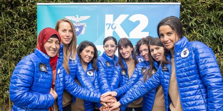 Alpiniste della spedizione tutta al femminile sul K2