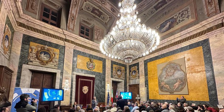 Fotografia del Salone d'onore del Comune