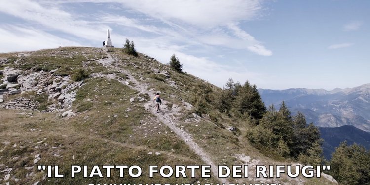 Fotogramma tratto dal film, camminando nelle Alpi liguri